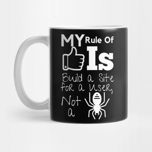 My Rule Of Thumb Is, Build a Site for a User, Not a Spider Mug